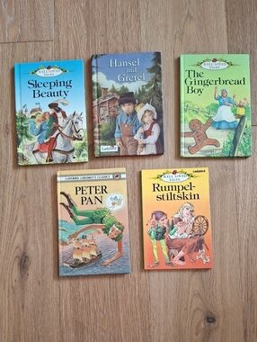 Set Of 5 Ladybird Children's Classics Storybooks